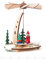 Rudolphs Schatzkiste Pyramide mit Weihnachtsmann, für Teelichte Breite x Höhe x Tiefe 16 cmx19 cmx14,5 cm NEU Erzgebirge Tischpyramide Weihnachtspyramide