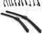 2x ULTRA / FLAT Scheibenwischer Wischerblatt GELENKLOS + EASY-CLIP in 550/550mm