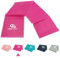 Coresteady fasce elastiche per terapia - fasce per pilates, yoga, allenamento per la forza di alta qualità - fisioterapia & riabilitazione - uomini e donne - guida agli inclusa,#2 MAGENTA/LIGHT, 2M