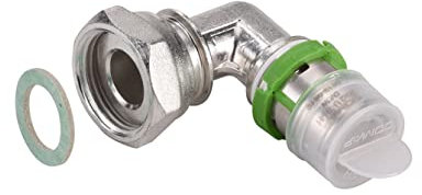 COMAP Coude écrou tournant métallique pour tubes multicouche à sertir - 16x2-1/2 - Raccords MultiSkin - 7096GW1612