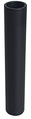 Metall-Kerzenhalter mit Magnet 17x2.3 cm schwarz matt für Stabkerzen