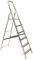KEROPPA Escalera de Tijera Plegable Marca Española Escalera de Aluminio 6 peldaños con Gancho de Pared Multiusos Antideslizante Ligera y Resistente Escalera Doméstica Fácil Transporte
