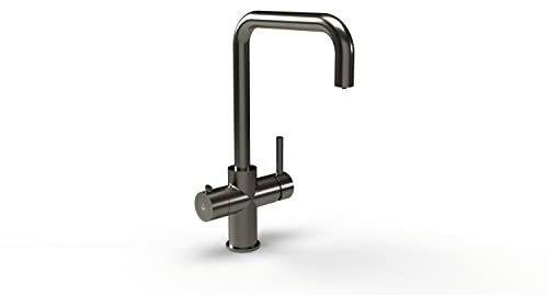 hanstrom 3-in-1 Traditional Instant Boiling Water Tap with Boiler & Filter - Lunen Chrome (Brushed Gunmetal)