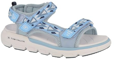 Tom Tailor Damen 5394603 Sandale, Sky, 40 EU