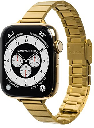 LAUT Links Petite, Armband für Apple Watch 42/44/45/49 mm, Edelstahl, Gold