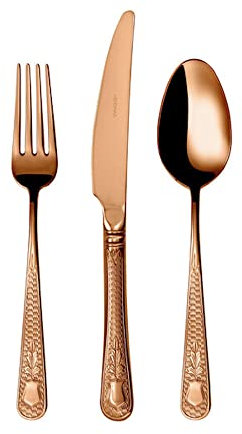 24 pezzi Cutlery Set GUELL (rame lucido)