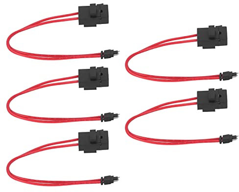 Kfz-Sicherungshalter-Steckverbinder, Fahrzeug-Sicherungskasten-Panel-Steckverbinder, Kompakt, Dünn, Mini-Spitze, 5 Stück Zum Testen (ACD-Flachwinkel 10,9 mm)