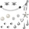18PCS Cooler Punk Schuhanhänger Charms mit Metallkette, Rivet Spike Cone Skelett Metall Schuhdekoration Anhänger Passend für Clog Sandalen, Y2K Goth EMO CLOG Schuh Charms Zubehör für Mädchen Frauen