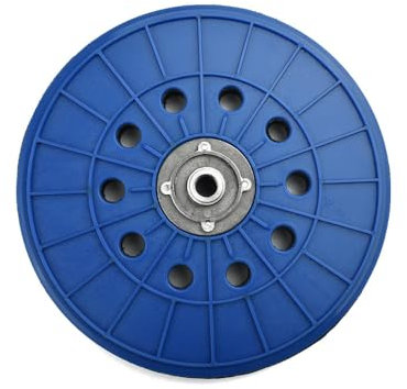 Trade-Shop Ø225mm 10-Loch Klett Schleifteller/Treibteller/Stützteller kompatibel mit Scheppach DS 200, 210, 900, 920, 930 Deckenschleifer