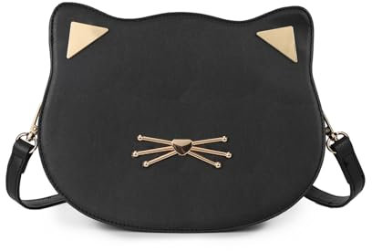 Gladdon Süße kleine Tasche für Teenager, Kleine Umhängetasche und Handtaschen, Damen Schultertasche mit Katzenohren, Katzegeschenk für Mädchen