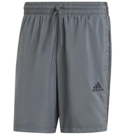 adidas Homme AEROREADY Essentials Chelsea 3-Stripes Shorts, DGH Solid Grey, S Tall