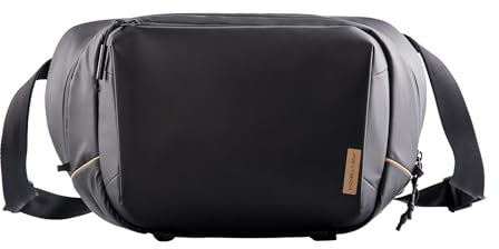 PGYTECH OneGo Solo V2 Borsa Fotografica Professionale Tracolla 10L, Zaino Fotografico Piccolo Impermeabile Compatibile con Fotocamera Reflex Canon, Sony, DJI Avata 2, DJI Mavic 3, MacBook 14‘’, Nero