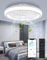 Ceiling Fans with Lights,47cm Modern Smart Ceiling Fan with Remote & APP Control,6 Speeds Quiet Dimmable Ce𝐢ling Fan with Light, Low Profile Ceil𝐢ng Fans Bedroom Living Room Dining Room