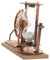 YARNOW Vintage Rueda Fortuna Decoración de Escritorio para Oficina y Dorado