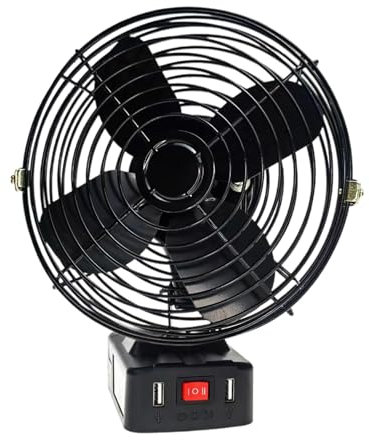 Xeihuul Ventilador alimentado por USB, ventilador de coche USB, aire acondicionado portátil para coche, aire acondicionado portátil para coche CA, enfriador de asiento de coche, ventilador portátil