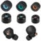 Sony WF-1000XM 3/4/5 Ear Tips - 3 Pairs Foam & Rubber Earbuds, Noise-Reducing, Non-Slip, Soft Memory Foam - Black, S/M/L