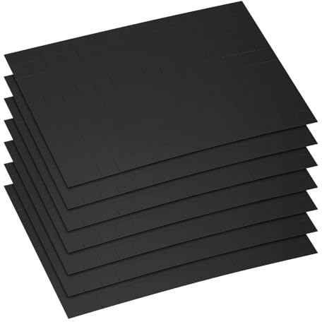 QUARKZMAN 1050 Stück selbstklebende Spiegel-Mosaikfliesen, 10 x 10 mm, quadratische Mini-Diskokugel-Fliesenaufkleber aus Acryl für DIY-Diskokugel-Basteldekorationen, Schwarz