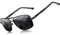 KINGSEVEN 2023 Marke Männer Aluminium Sonnenbrille HD Polarized UV400 Spiegel Männer Sonnenbrille Frauen für Männer Oculos de sol N724 (Schwarz Grau)