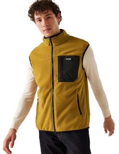 Regatta Mens Frankie Fleece Bodywarmer, Bulk Free Layer, Including Internal Zip Pocket - Perfect for Outdoors, Walking, Hiking & Camping