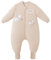 Chilsuessy Baby Schlafsack mit Füßen Winter Kinder Schlafsack Bio Baumwolle Warm Baby Schlafsack mit Beinen für Jungen und Mädchen, 3.5 Tog/Süße Bienen, 80cm/Baby Höhe 85-95cm