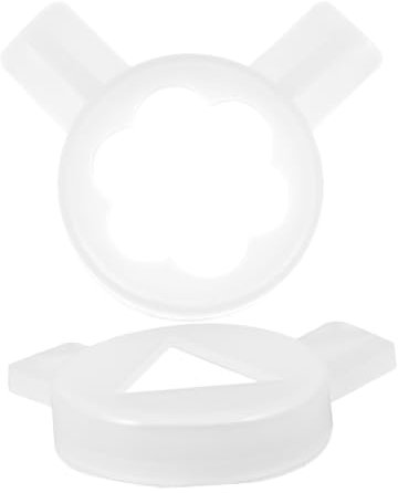 TOPBATHY 2pcs Ice Cream Machine Nozzles Ice Machine Parts Flower Mouth Cookie Tip Cake Decor Tips