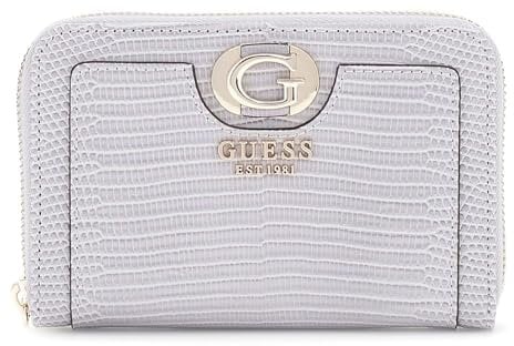 GUESS Orlina SLG Medium Zip Around Wallet Lavendar Grey