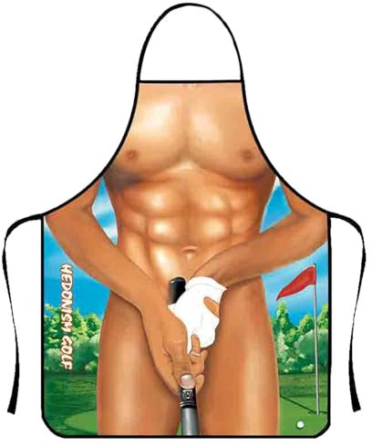 Weißer Elefant für Erwachsene, lustige Schürze, Bauch, Weihnachtsstrumpffüller für Papa, ihn, Männer, Erwachsene Laminierfolien Rolle (White, One Size)