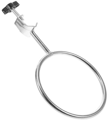 COSMEVIVI Laboratory Clamp Holder Iron Rack Large Retort Support Ring, Chemistry Experiment Stand Clamp for Test Tubes and Flasks, Heavy Duty Lab Equipment Accessories