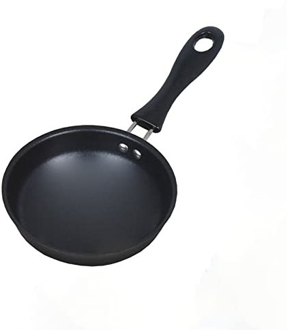 KHYTEBV Mini poêle antiadhésive pour œufs pochés, crêpes, sautés, omelettes, ustensiles de Cuisine pour Le Petit-déjeuner