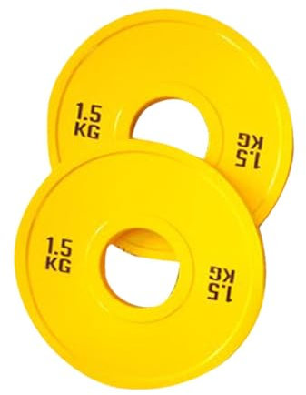 perfk Plaques de Poids pour Les Assiettes D'haltères à Haltères pour Les Exercices D'entraînement en Force