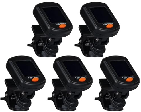 Rersduyt T-500 Acoustic Guitar Tuner Clip-on Tuner Ukulele Tuner Violin Tuner