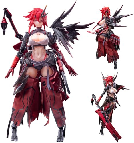Jiumaocleu Wolf-Mastiff Force·KarasSamurai Actionfigur im Maßstab 1:9, PVC-Skulptur, super bewegliche Figur, austauschbares Zubehör, Sammlerstücke, Dekorationen, Anime-Charaktere, Geschenke, 20 cm