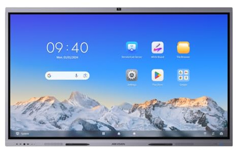 Hikvision Interactive Monitor 75 VA UHD 4K Android 13 EDLA Grey
