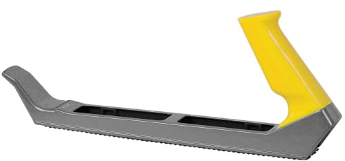 STANLEY 10 in. Surform Tool Plane, Regular Cut Blade (21-296) | Multi-material shaping, precision-ground, replaceable blade hand planer, high-impact handle rasp, die-cast body