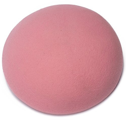 Fascinator / Pillendose, Wollfilz, rund, A048, rose, 57 EU