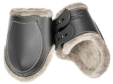 TEKNA Hartschalen-Streichkappen mit Weichem Kunstfell, Schwarz, WB Full