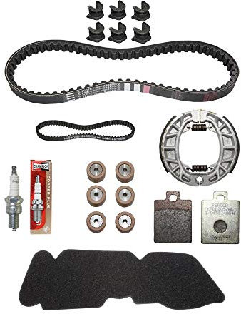 Piaggio Kit Entretien Scoot Origine 50 Zip 2t 2000+, Vespa 50 LX 2t 2005+ (avec Guides variateur) -1r000400-