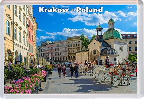 Krakow - Poland - Fridge Magnet 96 x 67 mm JUMBO SIZE BBSM1587