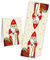 Logbuch-Verlag 50 St Nikolaus Aufkleber mit Stab & Mitra 7 x 21 cm rot Heiliger Nikolaus Weihnachtsmann Sticker Weihnachtsaufkleber für Nikolausgeschenk