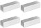 sourcing map 4St Kühlkörper Aluminum Elektronik Kühler für MOS IC Chip 50x15x15mm Silber