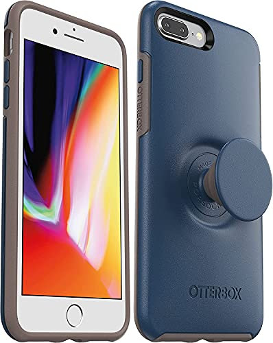 OtterBox + Pop Symmetry Series Hülle für iPhone 7 Plus und iPhone 8 Plus (Go to Blue)