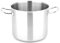 METRO Professional Pentola in acciaio inox, 32.5 x Ø 32 cm, 24 L, con fondo termodiffusore, utilizzabile in forno, adatta a piastra ad induzione, ideale per cucinare pasta