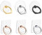 Handy Ringhalter, 6 Stück Transparent Handy-Ring-Halter 360 Grad Drehung Klar Fingerhalterung Verstellbar Fingerringgriff Ständer Kompatibe für Smartphones und Tablets 3 Runde For & 3 Quadratische