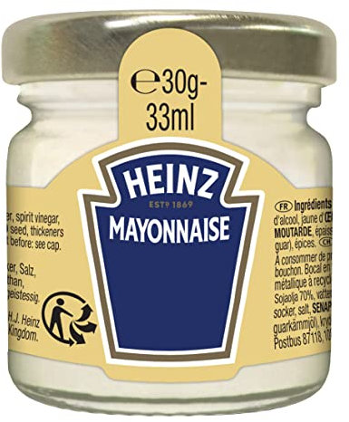 Heinz Mini Jar Mayo 33Ml (80 Confezioni)