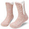 Niofind Calze Uomo Donna Invernali, Calze Antiscivolo Calzini a Pantofola, Calzini Termici Caldi Pile, Calze Termiche Natalizie, Calzettoni Morbidi per Casa Regalo Natale