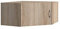 möbelando Aufsatzschrank Multiraumkonzept in Eiche SAEGERAU-NACHBILDUNG mit Einer Tür. Abmessungen (BxH) 80x40 cm