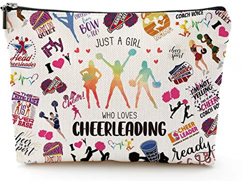 Byqone Sport-Make-up-Tasche, Geschenke für Frauen und Mädchen, Cheerleading