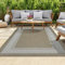 homeart Outdoor Rugs | Easy-Cleaning Indoor & Outdoor Area Rugs for Porch, Deck, Balcony, Garden, Picnic, Kitchen, Hallway | UV & Weather-Resistant Large Patio Rug Mats | Beige Cream, 80 x 150 cm