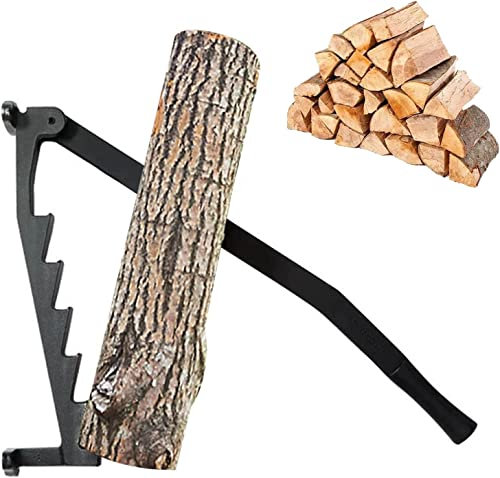 Kcolic Manuelles Spaltwerkzeug, Manueller Holzspalter, Brennholz Anzündholzspalter Mit Schrauben, Hand-Holzspalter, Klemmklinge Für Ofengetrocknetes Brennholz A