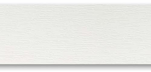 Bordüre weiß selbstklebend, seidenglänzend, Streifenstruktur in 4x500cm für Wand, Tapete, Sockelleiste, Möbel, Schrank & Renovierung